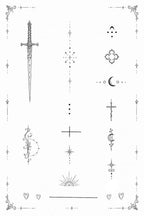 Finger Tattoo Set